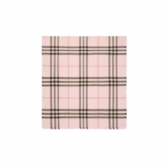 Burberry Women Wide Check Wool Scarf Bow pink 81141351