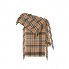 Burberry Women Check Cashmere Happy Scarf Archive beige 80799951