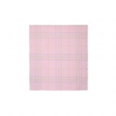 Burberry Women Wide Check Wool Scarf Fondant 81104731