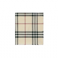 Burberry Women Wide Check Wool Scarf Stone 80907201