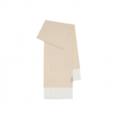 Burberry Women B Charm Cashmere Scarf Chalk white 81176901