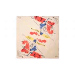 Burberry Women Watercolour EKD​ Silk Scarf Linen beige 81194281