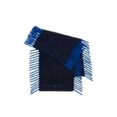 Burberry Women Alpaca Wool Blend Happy Scarf Firth blue/black 81187351