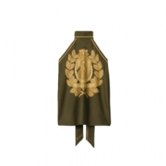 Burberry Women B Crest Silk Scarf Top Marsh green 81199391