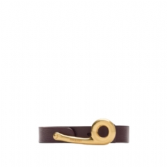 Burberry Women Thin Leather Bridle Belt Rubus purple 81156711