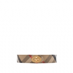 Burberry Women Check Cotswolds Belt Sand beige 81201971