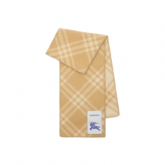 Burberry Women Check Wool Scarf Sand beige 81168881