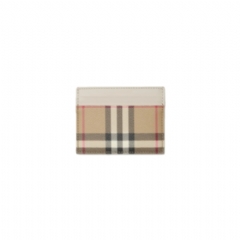 Burberry Women Check Card Case Archive beige/soap beige 81251401