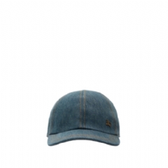 Burberry Women Denim Baseball Cap Indigo blue 81198421