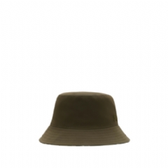 Burberry Women Reversible Gabardine Bucket Hat Juniper green 81222681
