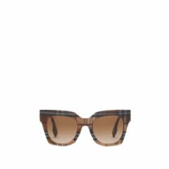 Burberry Women Check Square Sunglasses Birch brown 40823201