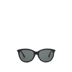 Burberry Women Tubular Check Round Sunglasses​ Black 40845041