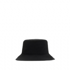 Burberry Women Reversible Gabardine Bucket Hat Black/sand beige 81157481