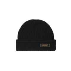 Burberry Women Logo Wool Beanie Black 81033401