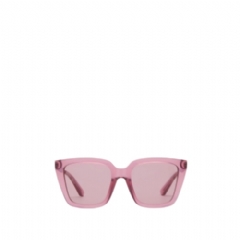 Burberry Women Check Engraved Square Sunglasses​ Pastel pink 40849611