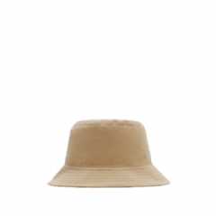 Burberry Women Reversible Gabardine Bucket Hat Flax beige/sand beige 81177351