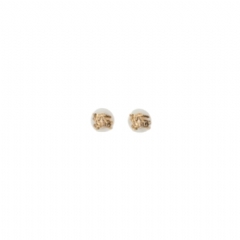 Burberry Women EKD Sphere Pearl Stud Earrings Gold/pearl 81009801