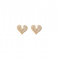 Burberry Women Souvenir Pavé Earrings Gold/multicolour 80965841