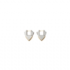 Burberry Women Small Shield Earrings Silver 80853311