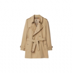 Burberry Men Short Kensington Heritage Trench Coat Honey beige 81172341
