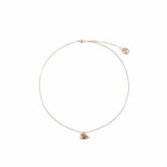 Burberry Women Fox Charm Necklace​ Gold/red/silver/clear 81129641