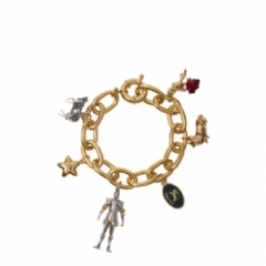 Burberry Women Charm Bracelet Gold/multicolour 81169041