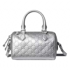 Gucci Women GG Emblem small boston bag 848889 FAFEW 8106