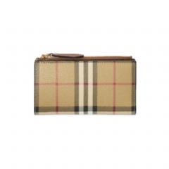 Burberry Women Medium Check Bifold Wallet Archive beige/briar brown 81098081