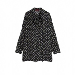 Gucci Women Printed silk twill dress 853056 ZAUM1 1173