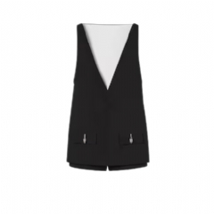 Gucci Women Crêpe wool silk jumpsuit with tiger 836283 ZAD88 1000