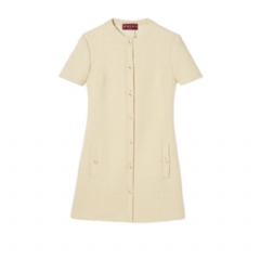 Gucci Women Textured wool tweed dress 827310 ZASX2 9208