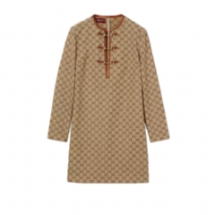 Gucci Women GG canvas dress with Horsebit 820404 Z8BZA 2190