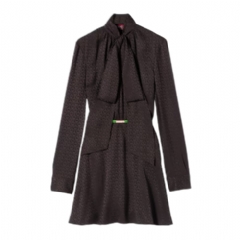 Gucci Women Horsebit silk jacquard dress 855769 ZAUDP 2206