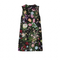 Gucci Women Gucci Flora silk brocade dress 864420 ZAUUP 1287