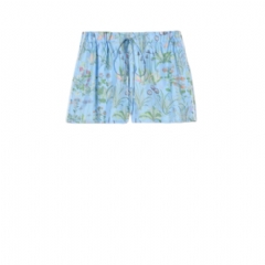 Gucci Women Printed silk twill shorts 856120 ZAULE 4340
