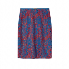 Gucci Women Floral lace wool skirt 857041 ZAUKX 6431