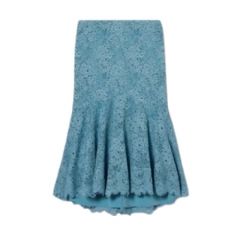 Gucci Women GG flower stretch lace skirt 864554 ZAUSO 4038