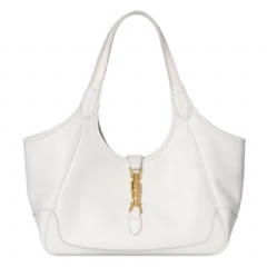 Gucci Women Mercato small tote bag white leather 866646 AAGIA 9214