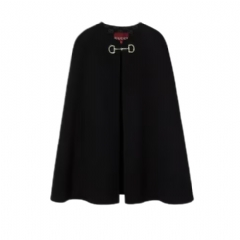 Gucci Women Wool and silk Horsebit cape 805644 ZAQW0 1189