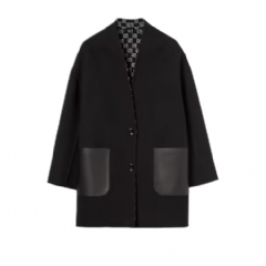 Gucci Women Reversible silk wool coat 846744 ZAQW0 1070