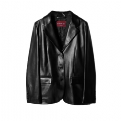 Gucci Women Shiny leather jacket 852667 XNBBP 1000