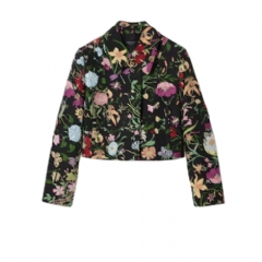 Gucci Women Gucci Flora silk brocade jacket 864556 ZAUUP 1287
