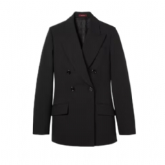 Gucci Women Double-breasted light wool jacket 852764 ZASWW 1000