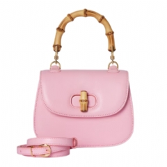 Gucci Women Gucci Bamboo 1947 mini bag light pink leather 863166 AAGF4 5849