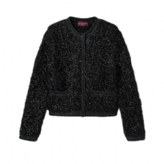 Gucci Women Shiny chunky wool cardigan 851957 XKFBY 1000