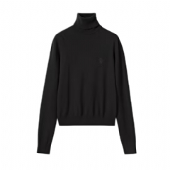 Gucci Women Knit wool turtleneck with embroidery 860442 XKFG7 1043