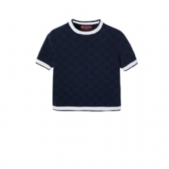 Gucci Women GG fine cotton jacquard top 836303 XKE0M 4137