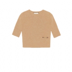 Gucci Women Cashmere top with Horsebit 628389 XKBH9 2184
