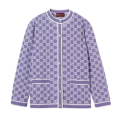 Gucci Women GG fine cotton jacquard cardigan 856262 XKE0M 5019