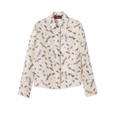 Gucci Women Printed silk twill shirt 856111 ZAUK3 9766